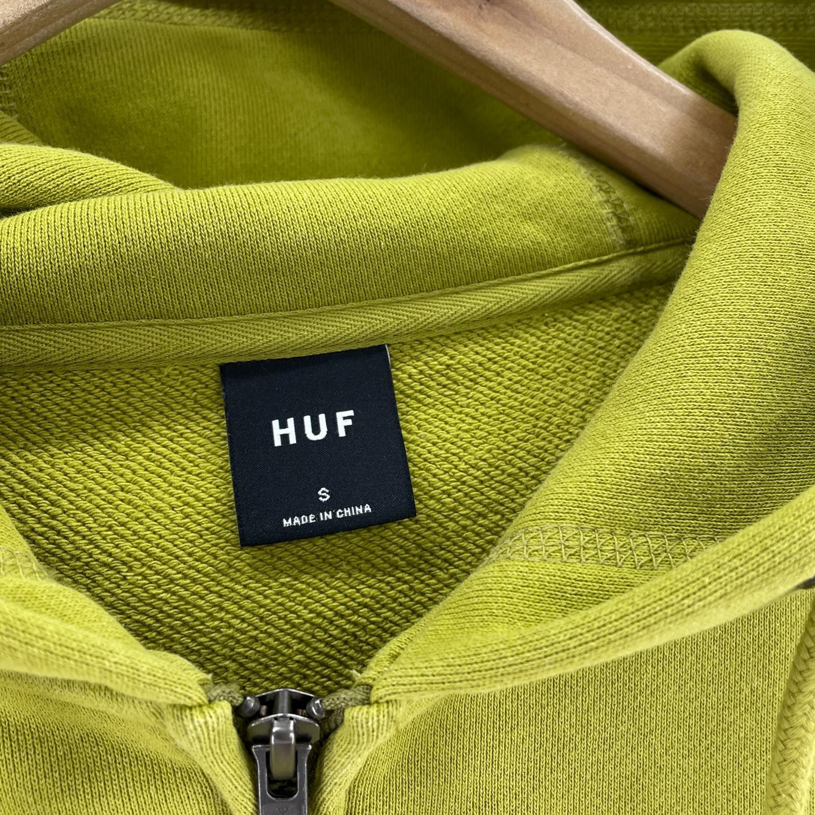 パーカー CLASSIC FLEECE FULL ZIP HOODIE S グリーン
