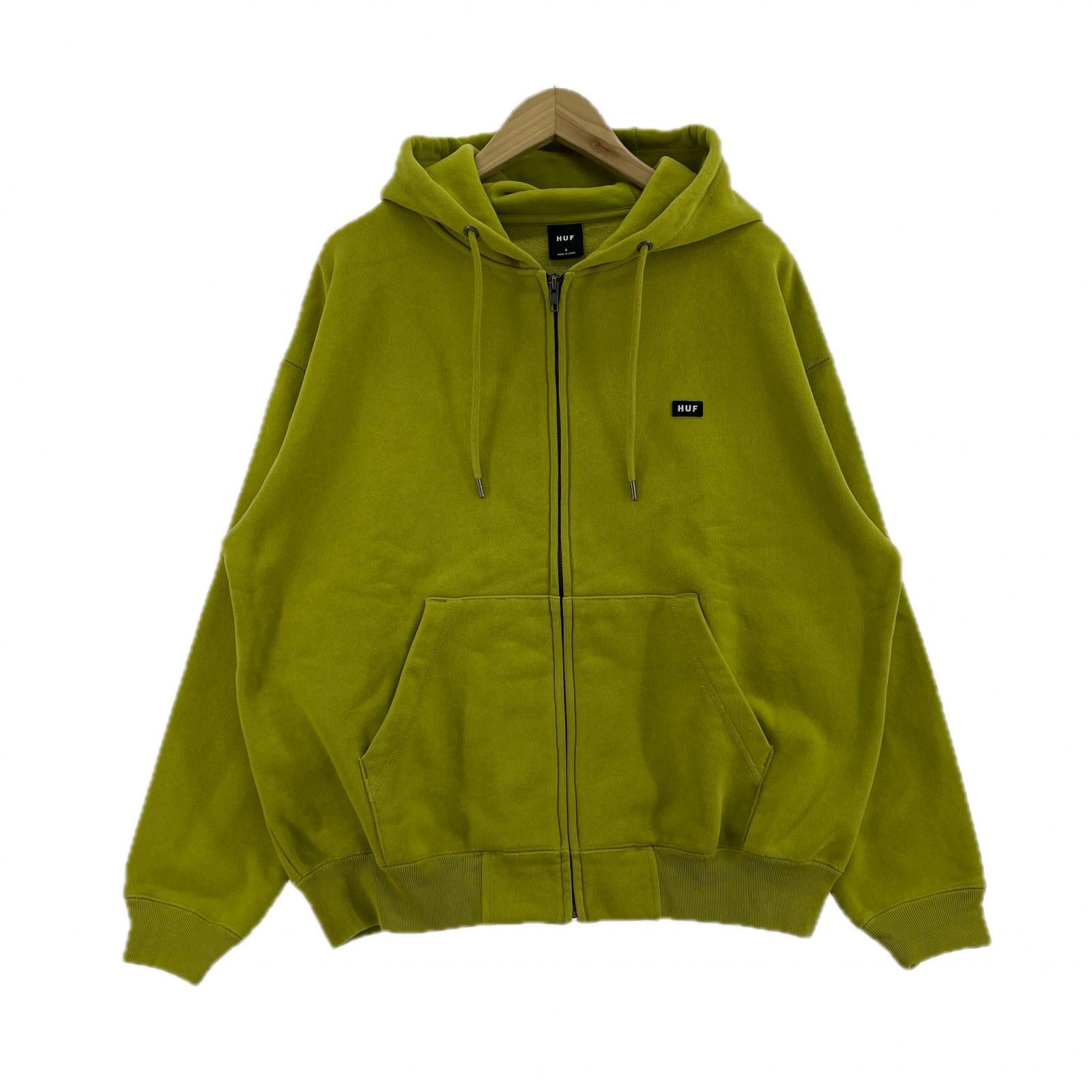 パーカー CLASSIC FLEECE FULL ZIP HOODIE S グリーン