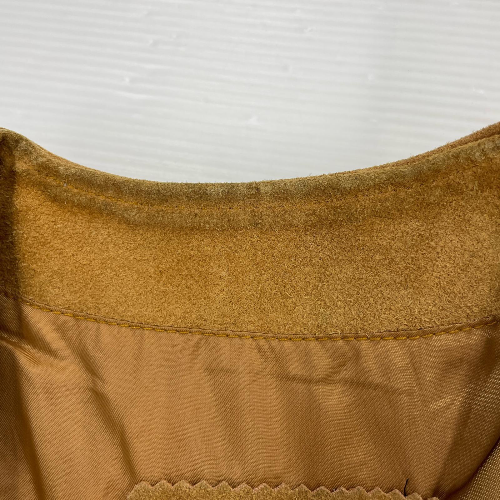 その他アウター INDIAN CLASSIC レザーベスト BRW M M ブラウン