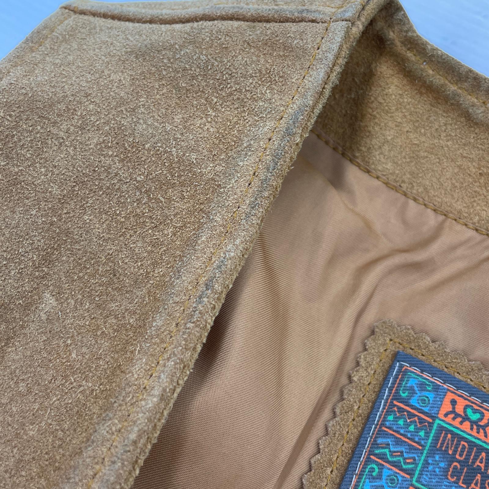 その他アウター INDIAN CLASSIC レザーベスト BRW M M ブラウン