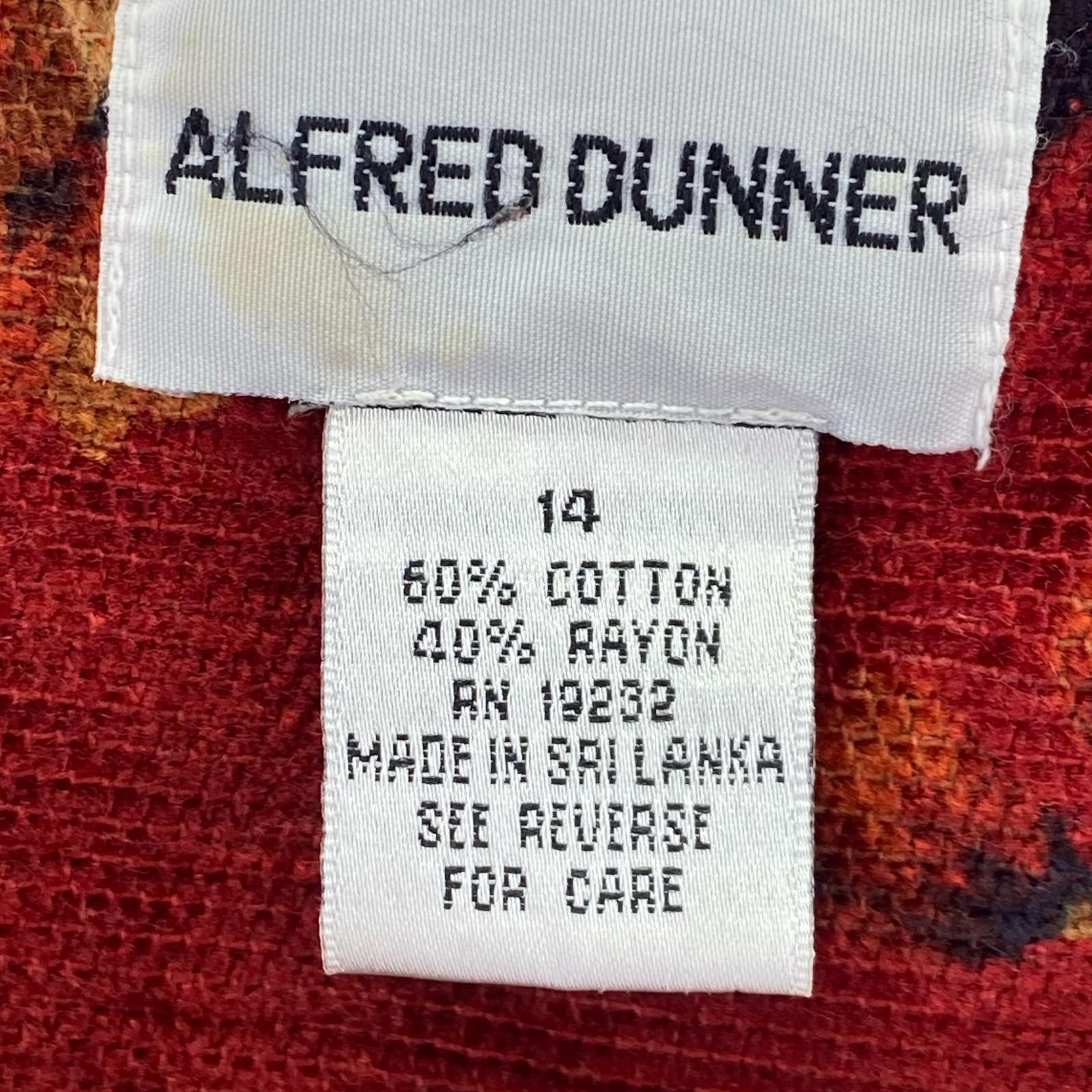 ジャケット ALFRED DUNNER 花柄 レッド