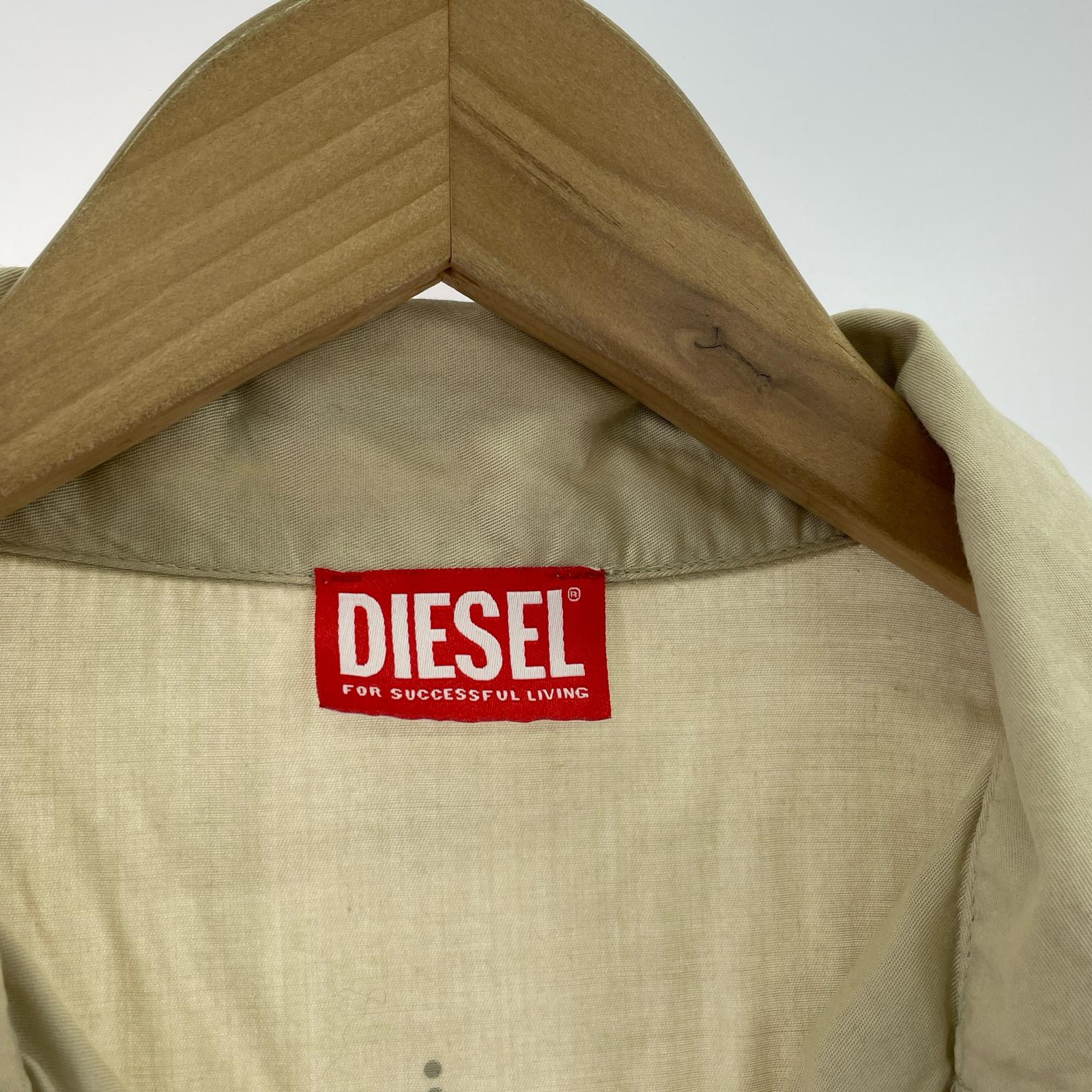半袖シャツ DIESEL S-BRACK-B-EPBR ビジュースタッズシャツ 46 ベージュ 46 ベージュ