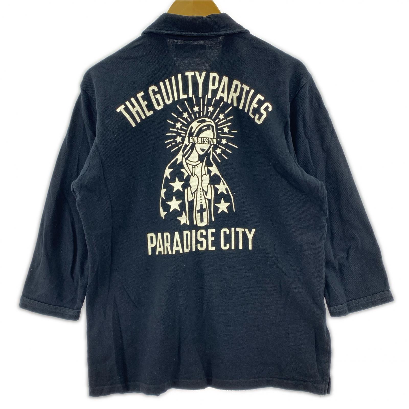 ポロシャツ the guilty parties 黒(XL) ブラック