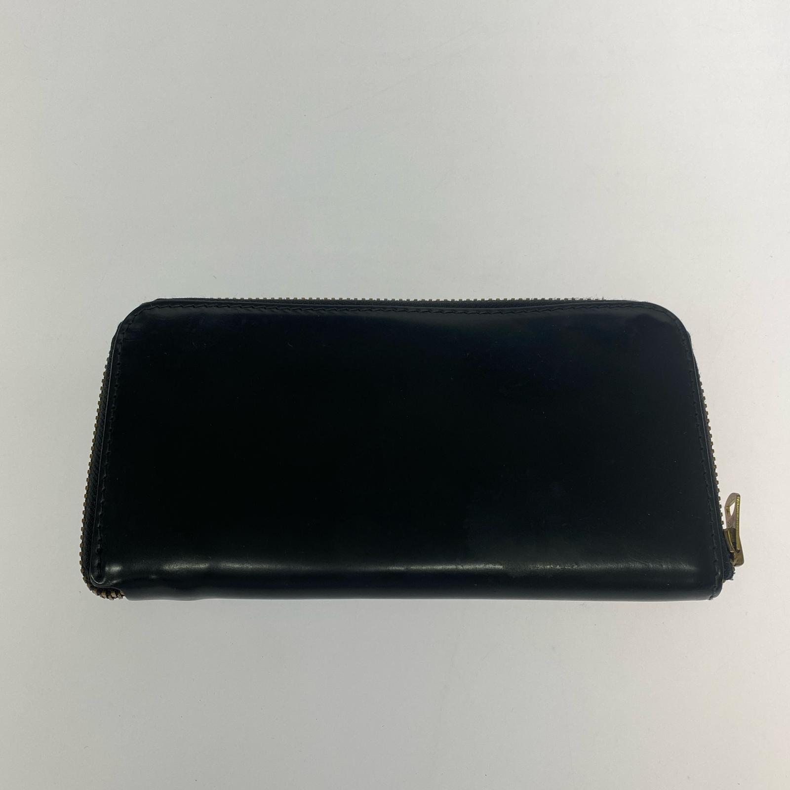 長財布 MASTER HAND レザー ラウンドファスナー 長財布 ブラック