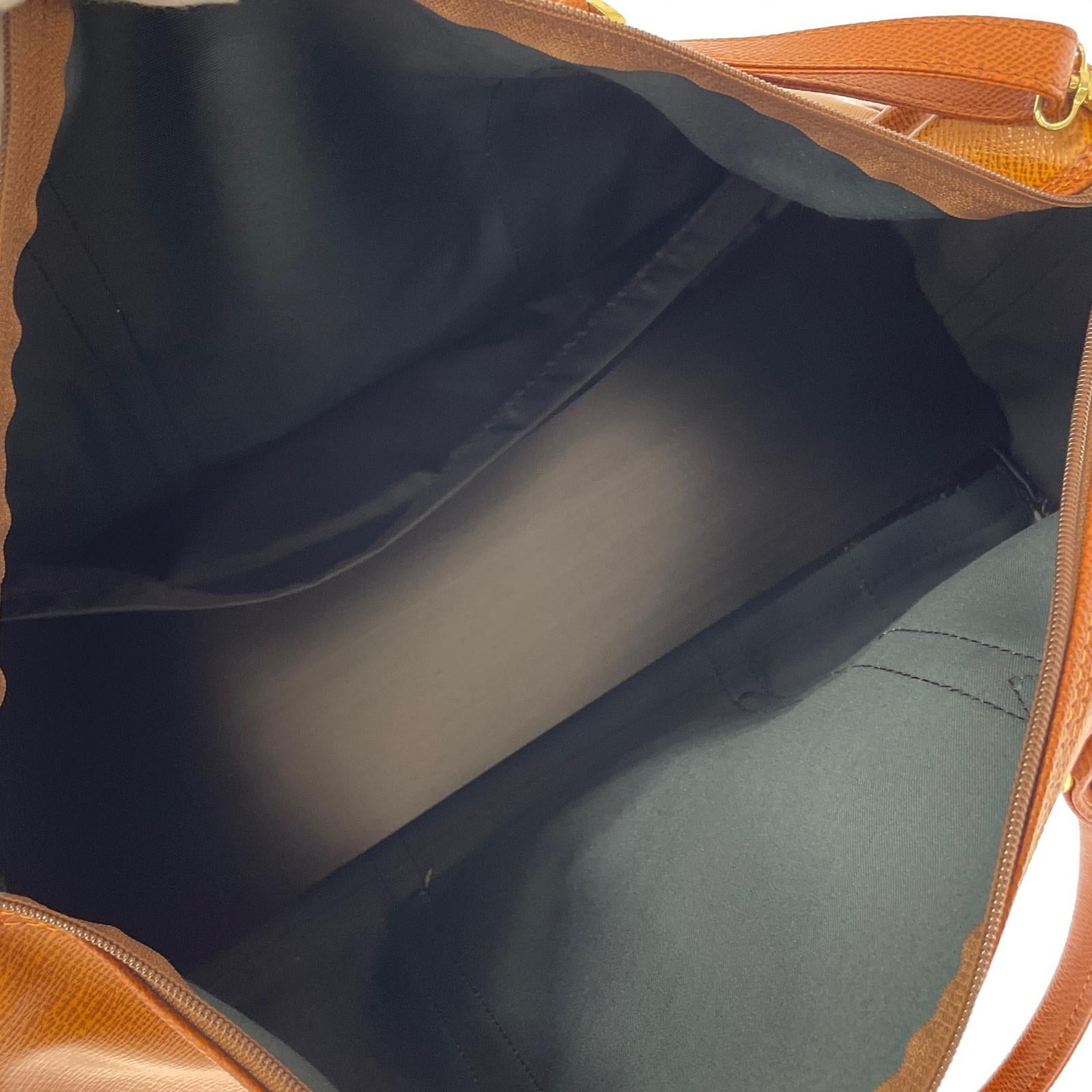 その他バッグ Guy laroche レザーボストン ブラウン ブラウン