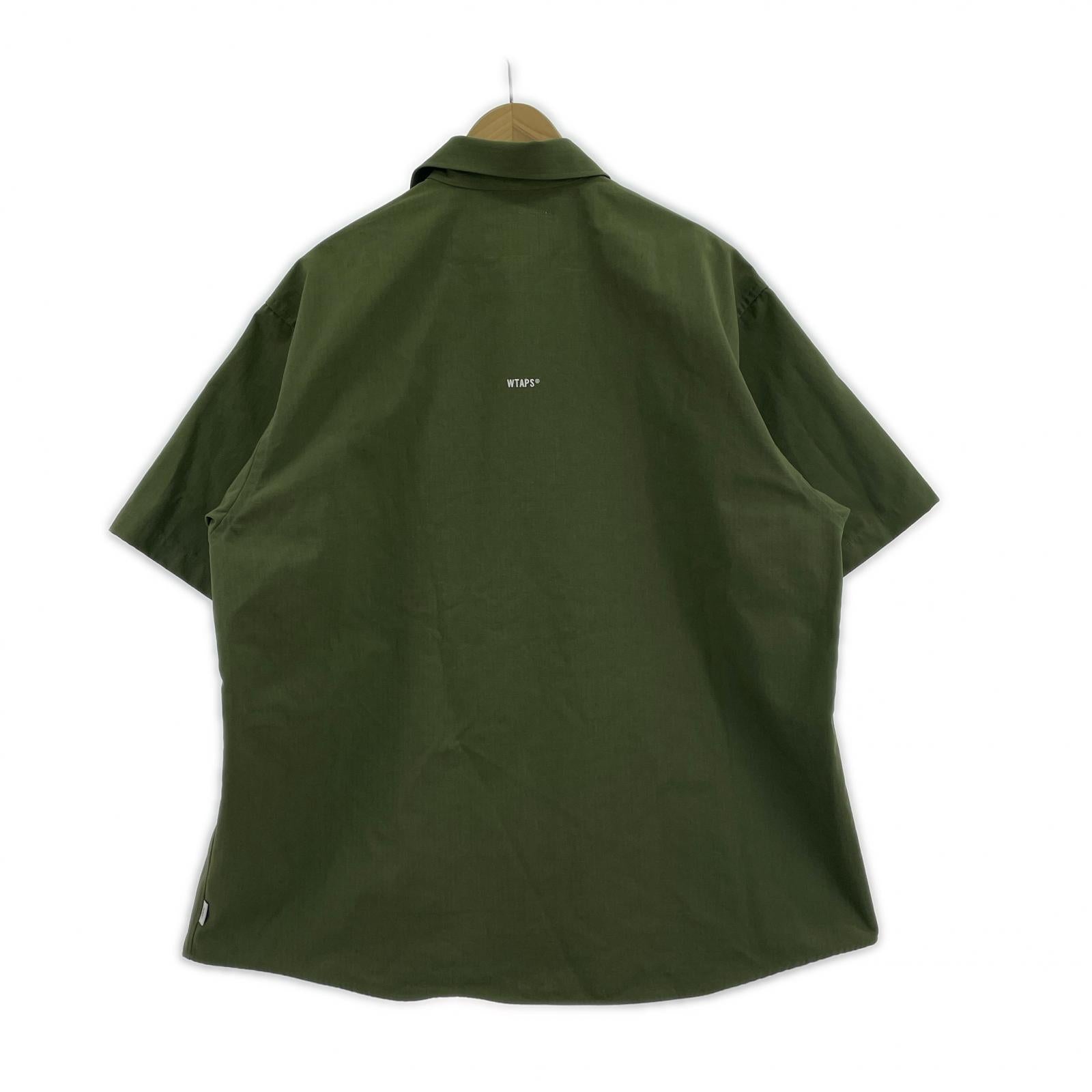 半袖シャツ 23ss/リップストップ/02/KHK カーキ