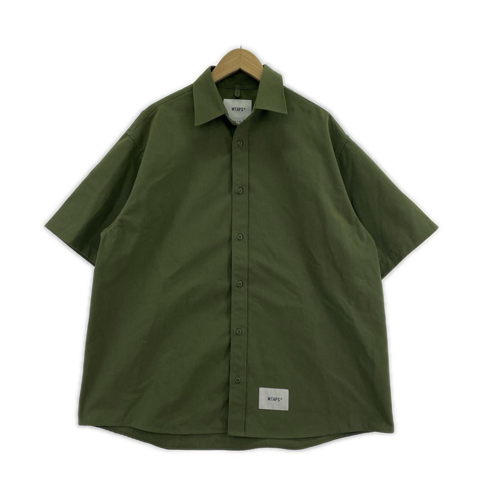半袖シャツ 23ss/リップストップ/02/KHK カーキ