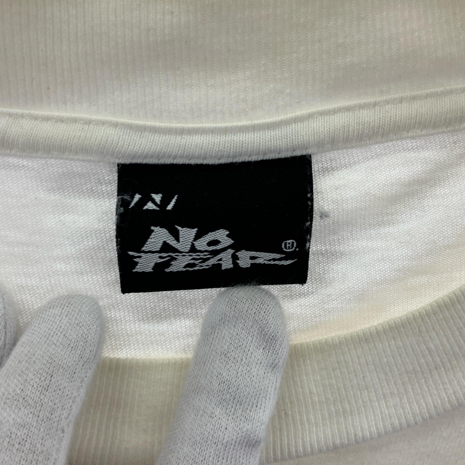 半袖Tシャツ 00s NO FEAR 両面プリントT ホワイト ホワイト