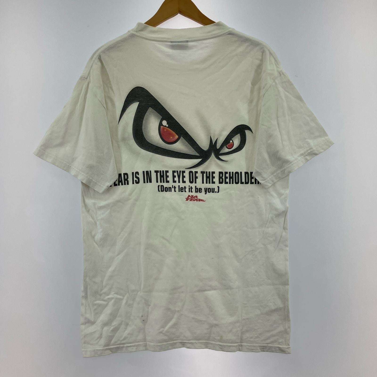 半袖Tシャツ 00s NO FEAR 両面プリントT ホワイト ホワイト