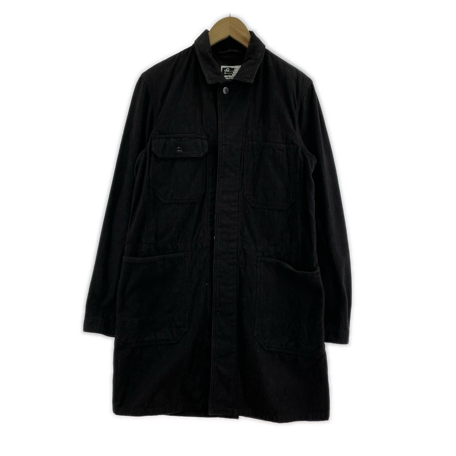 ジャケット ショップコート 黒 S S ブラック