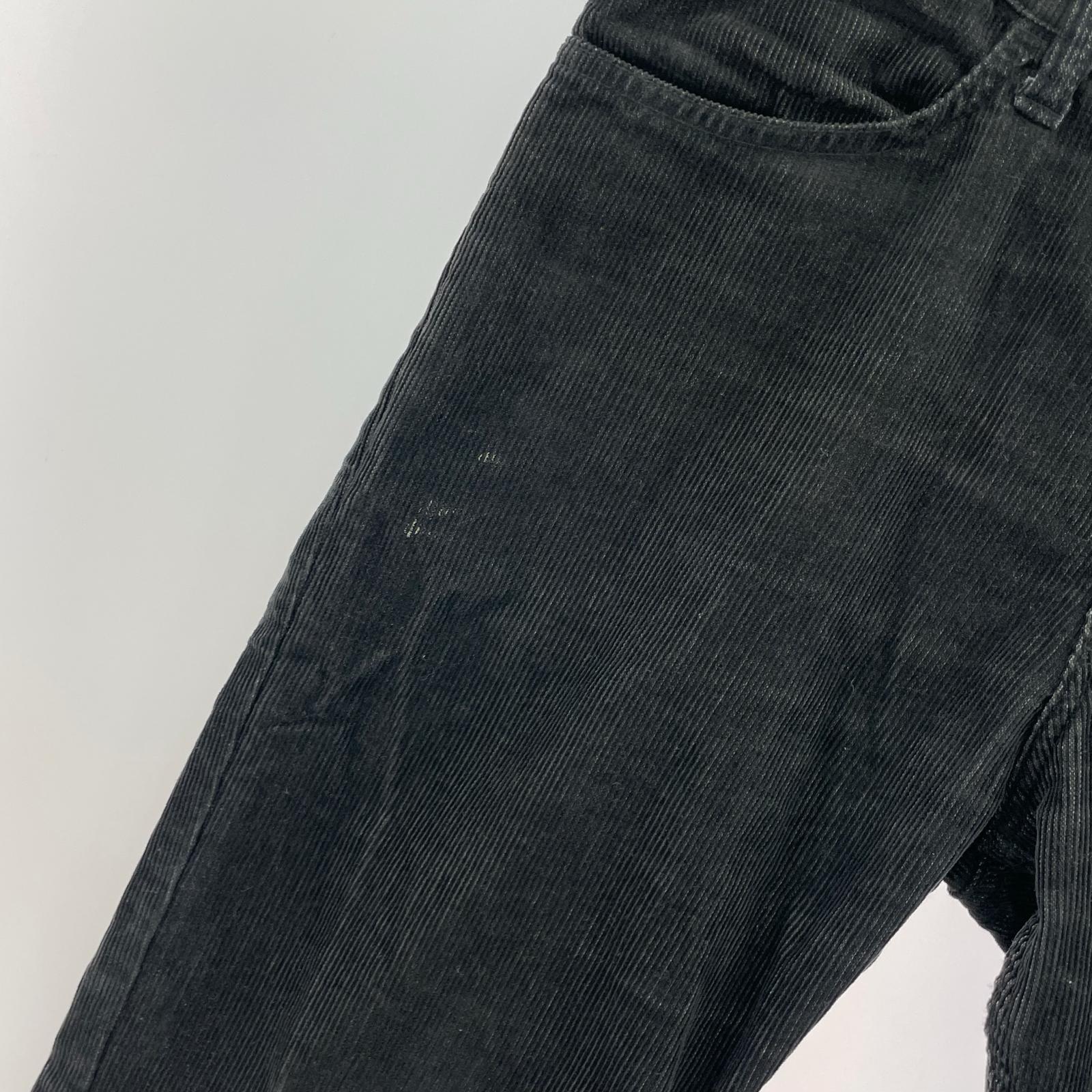 パンツ コーデュロイ 黒 (30) ブラック