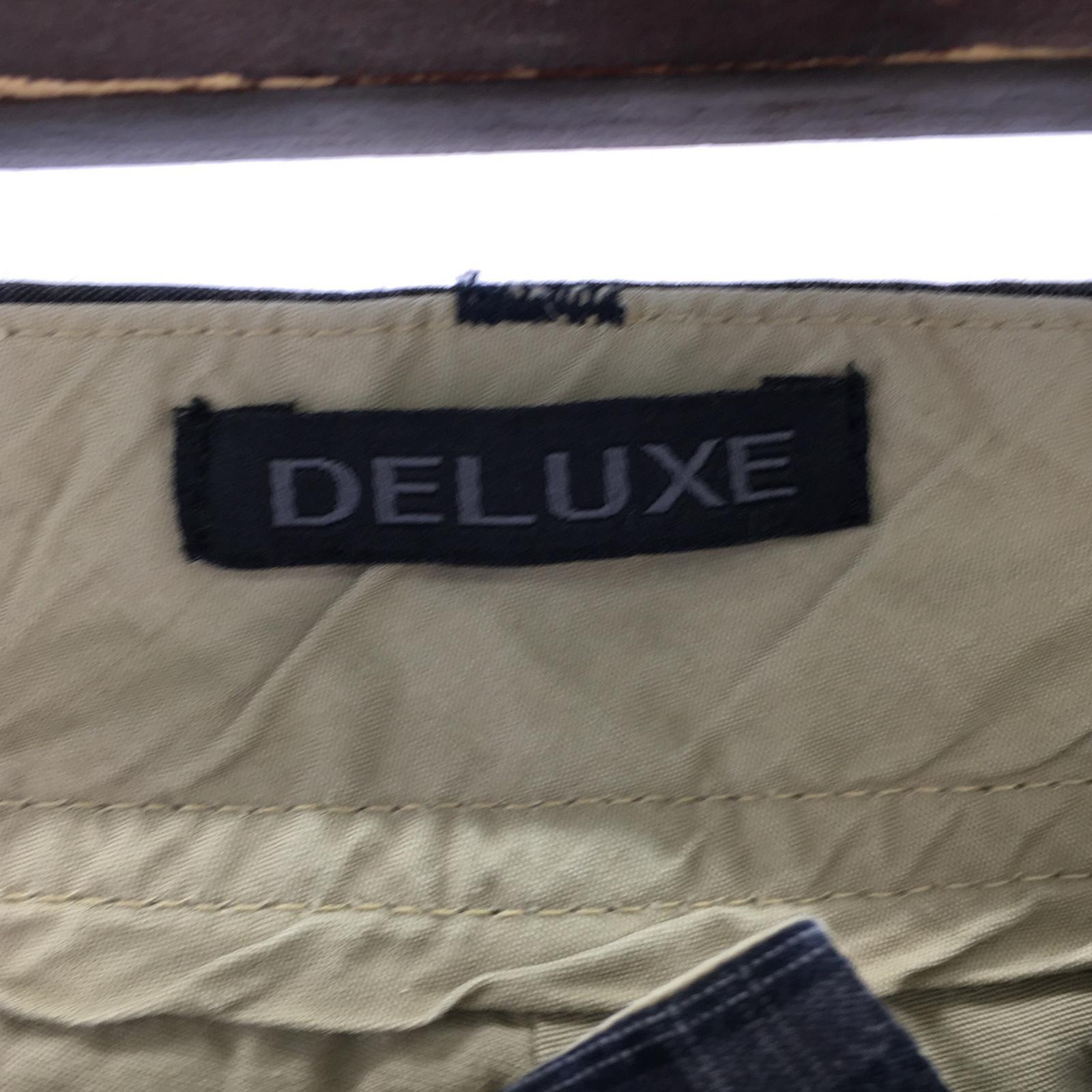 パンツ 00s USA製 DELUX チェックパンツ W33 ブラック