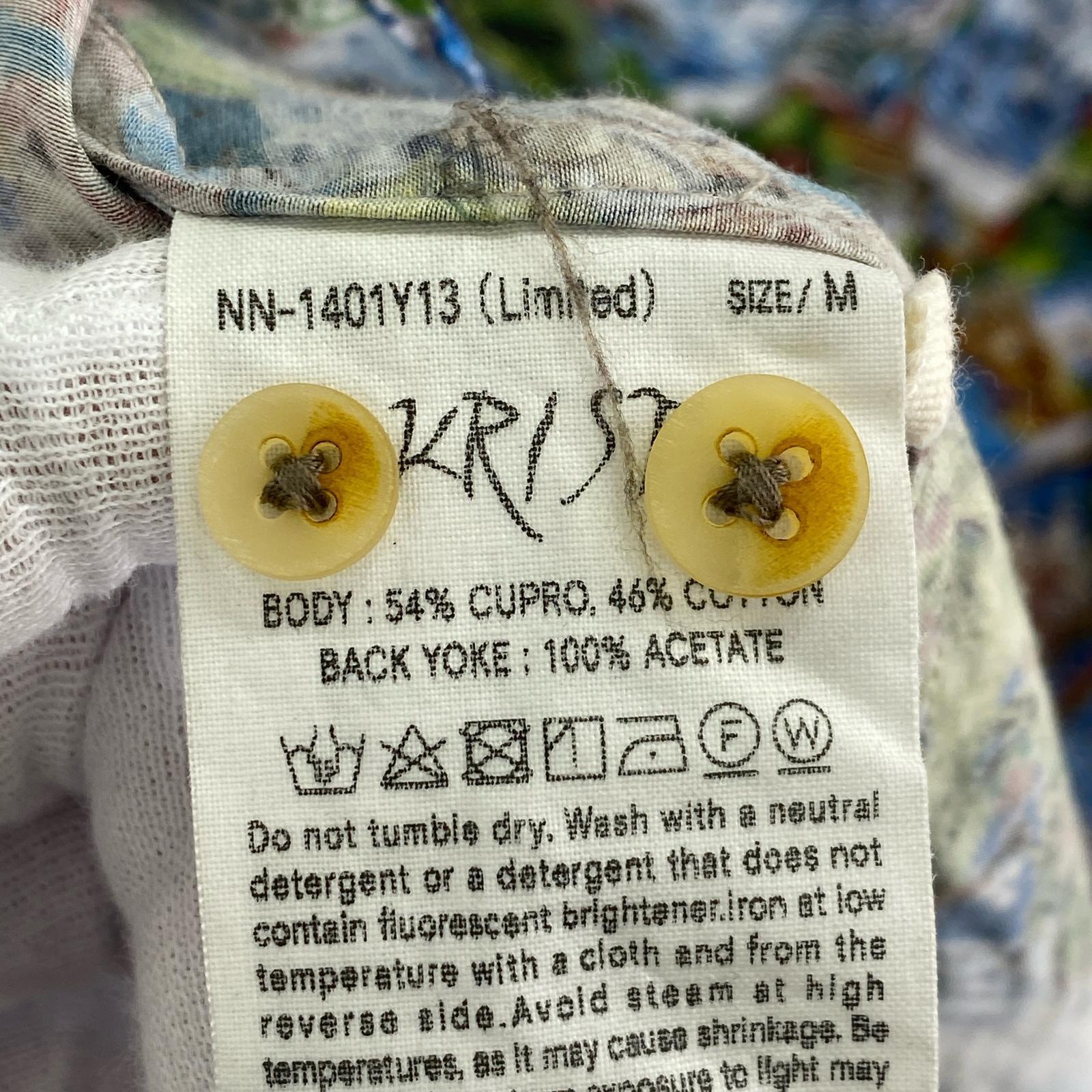 長袖シャツ 24SS KRIST DAY LSシャツ M ブルー M ブルー