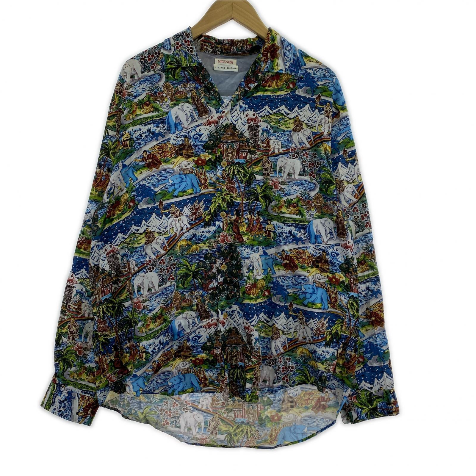 長袖シャツ 24SS KRIST DAY LSシャツ M ブルー M ブルー