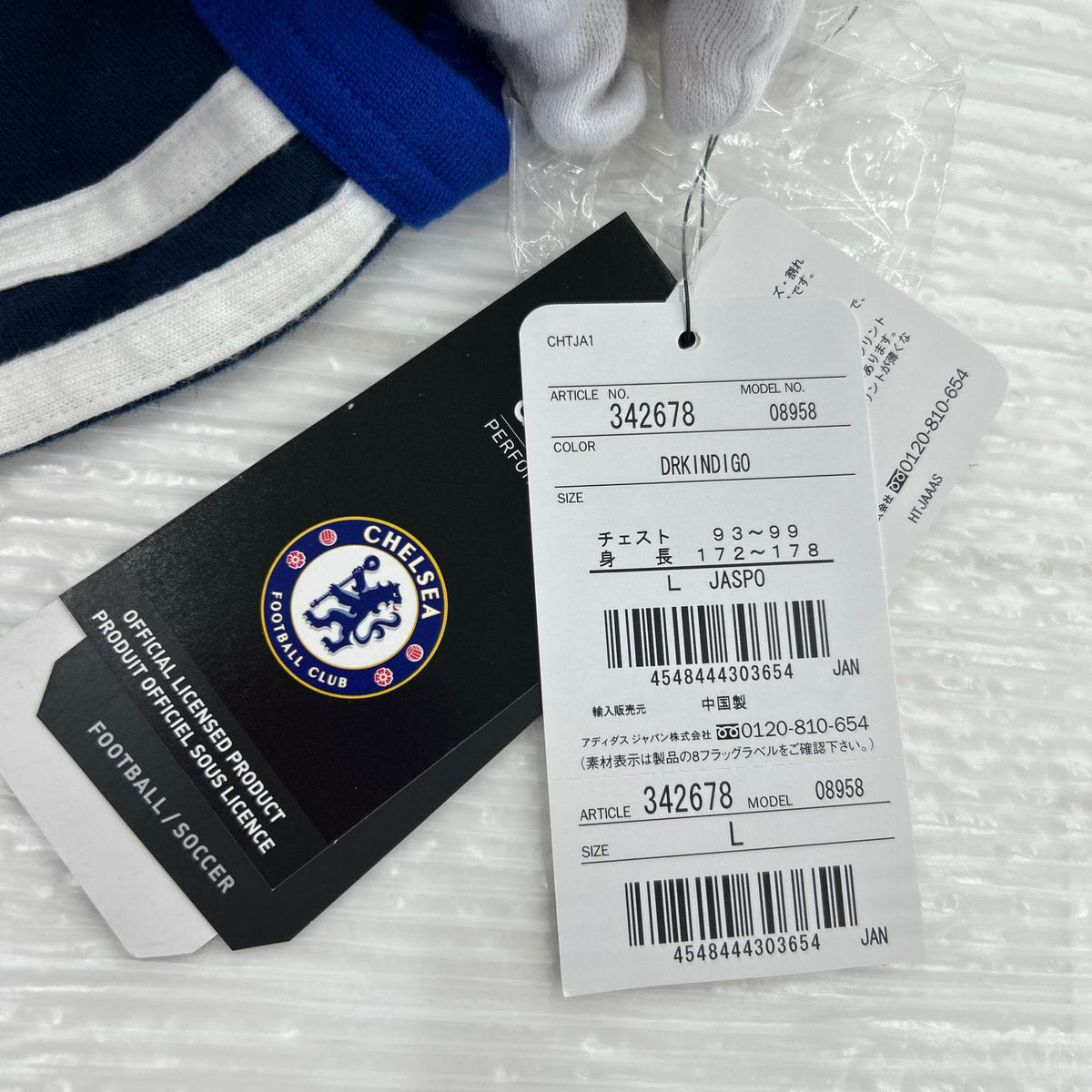 半袖Tシャツ Chelsea FC SS TEE 紺 L ネイビー
