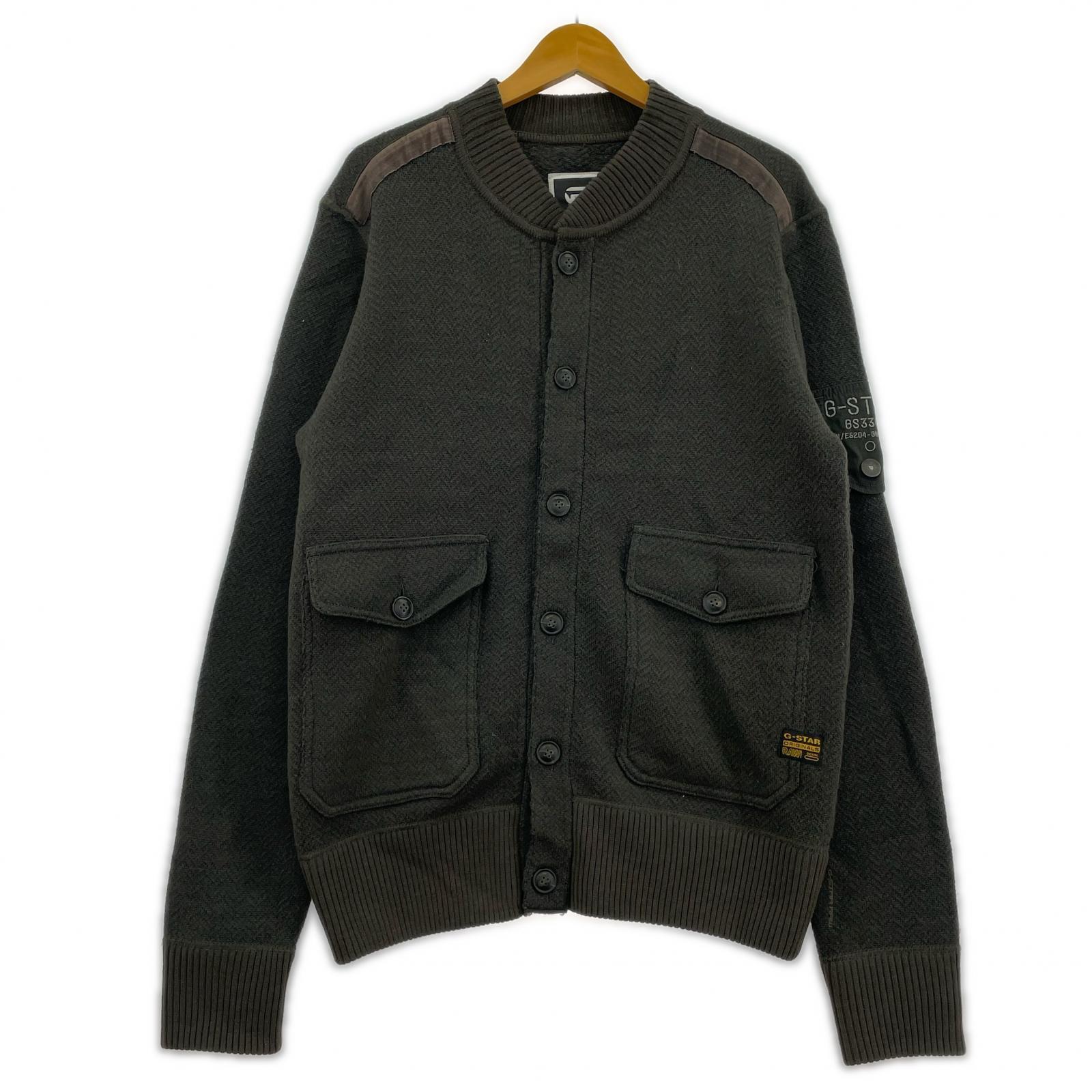 ジャケット ウール フィッシュボーン 茶 L ブラウン