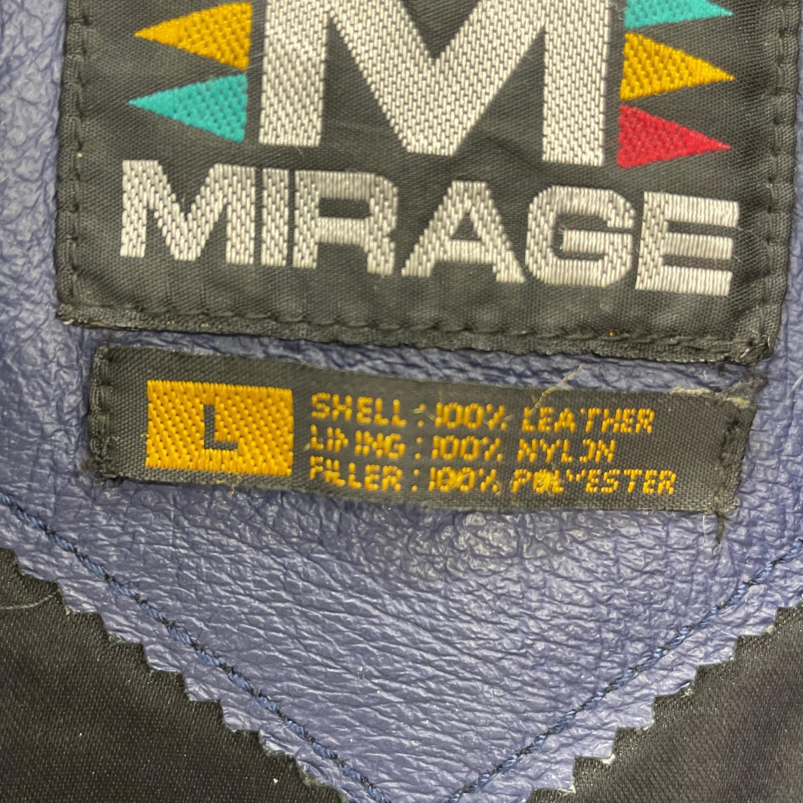 レザージャケット MIRAGE DALLAS Leather Stadium Jakcet L L
