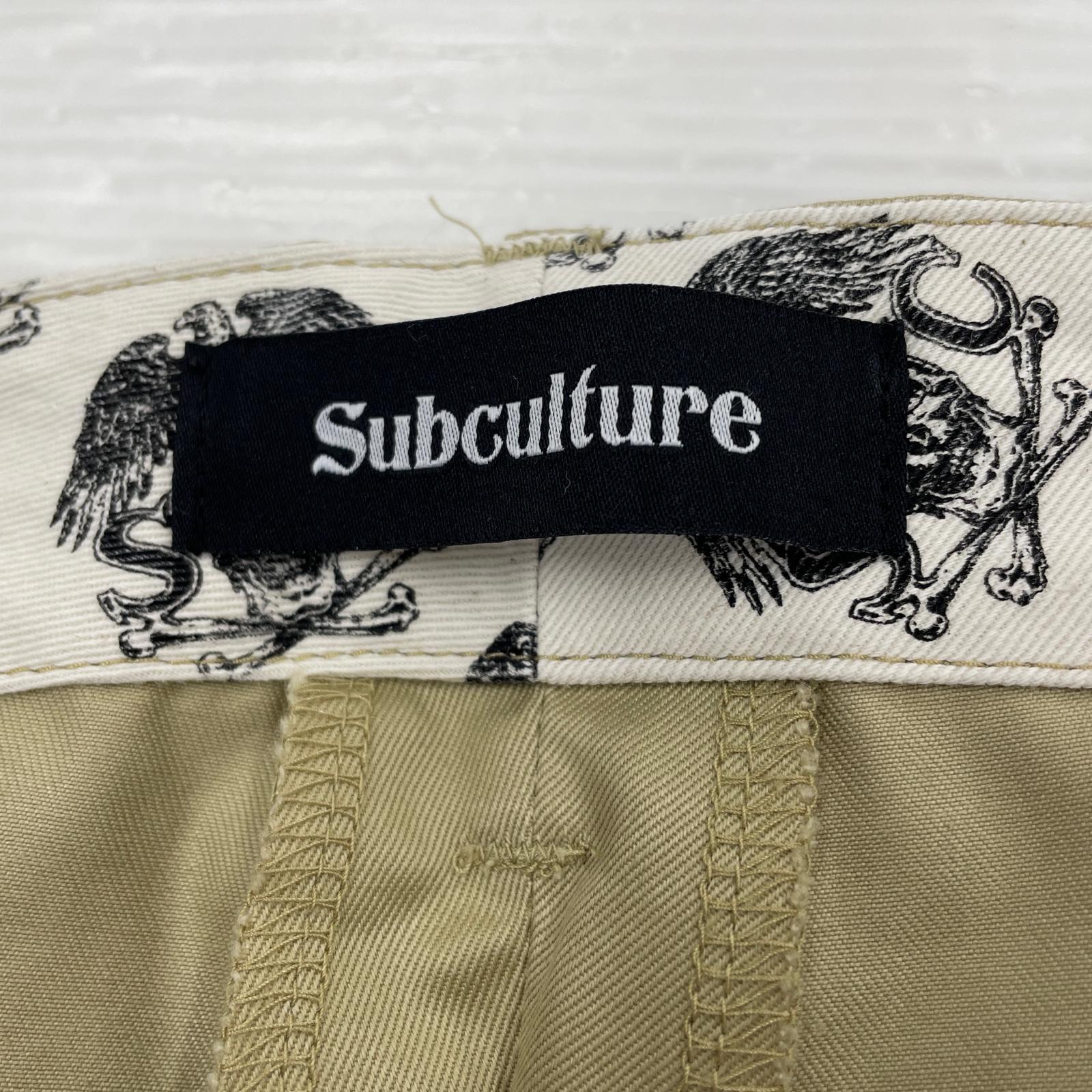 パンツ subculture CHINO PANTS チノトラウザー サイズ2 ベージュ 2 ベージュ