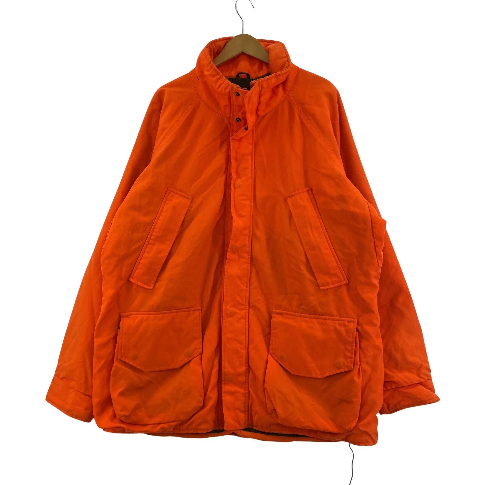 ジャケット 80s 韓国製 ジャケット ネオンオレンジ XL オレンジ