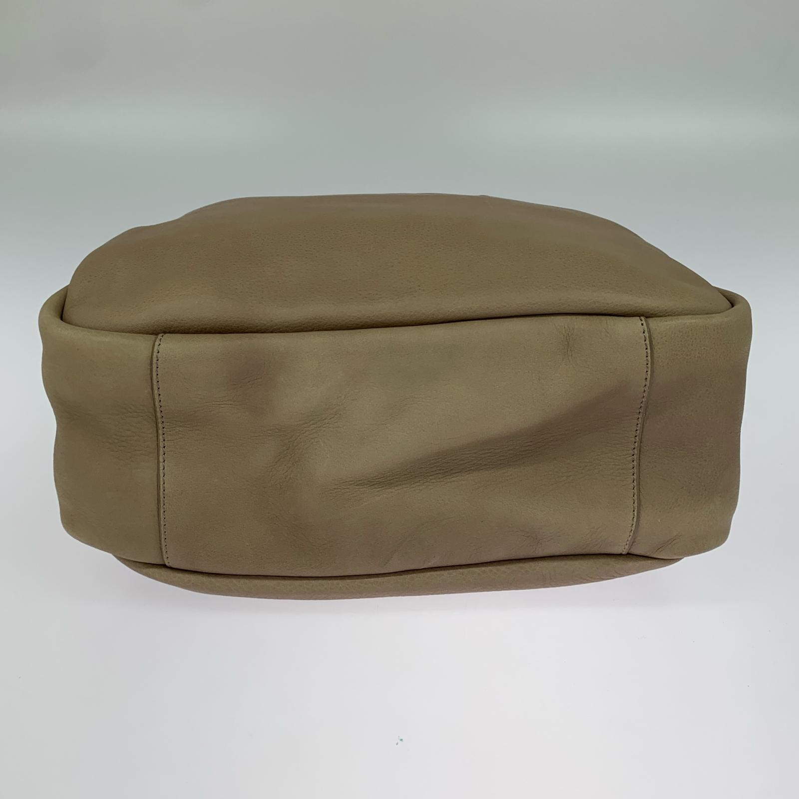 トートバッグ 牛革 ベージュ