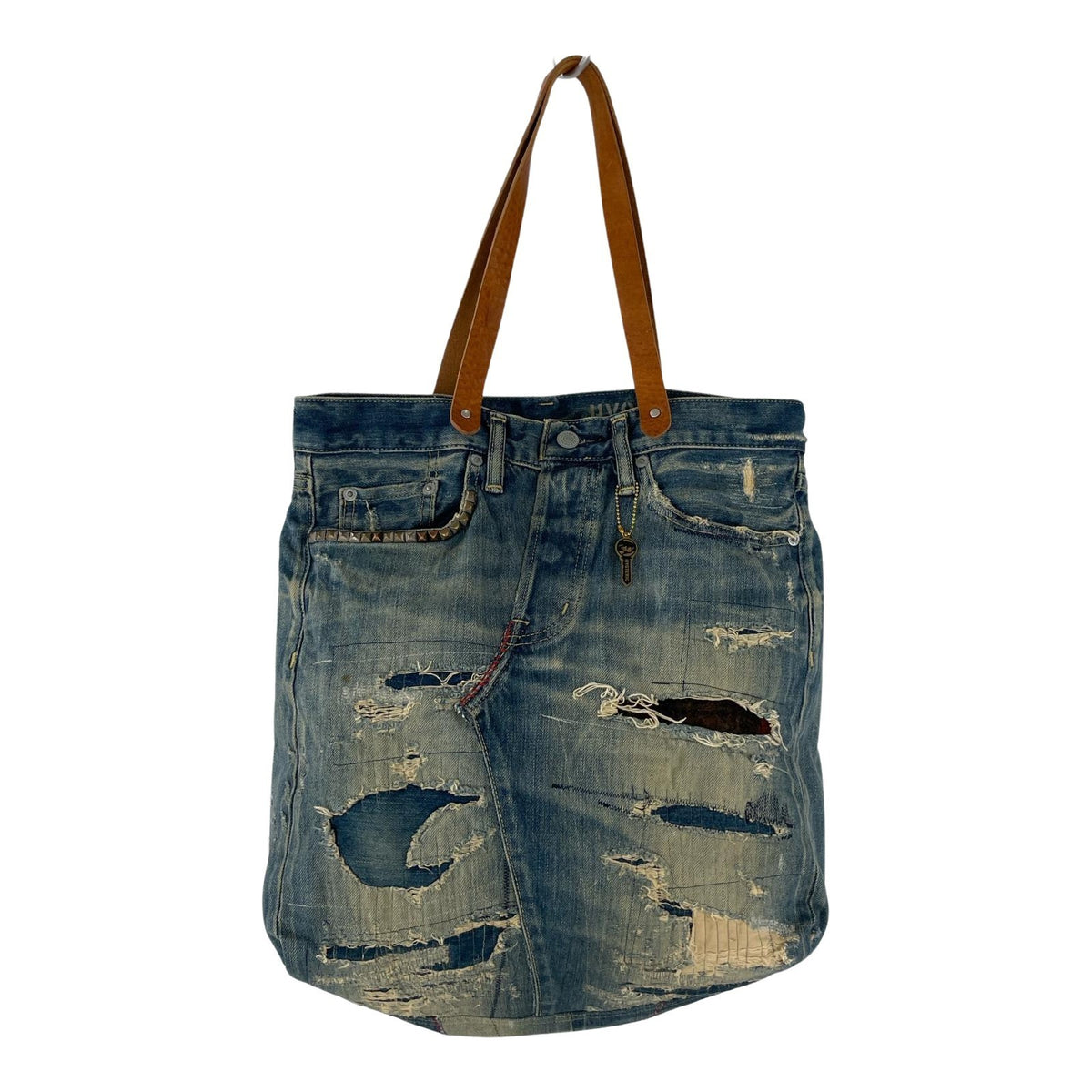 その他バッグ HYSTERIC GLAMOUR DENIM REMAKE TOTE BAG デニムリメイクトートバッグ ブルー