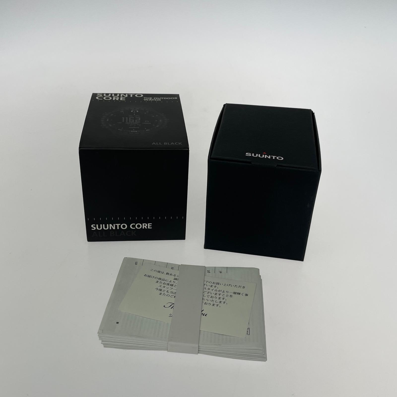腕時計 SUUNTO CORE All Black アウトドアウォッチ QZ ブラック