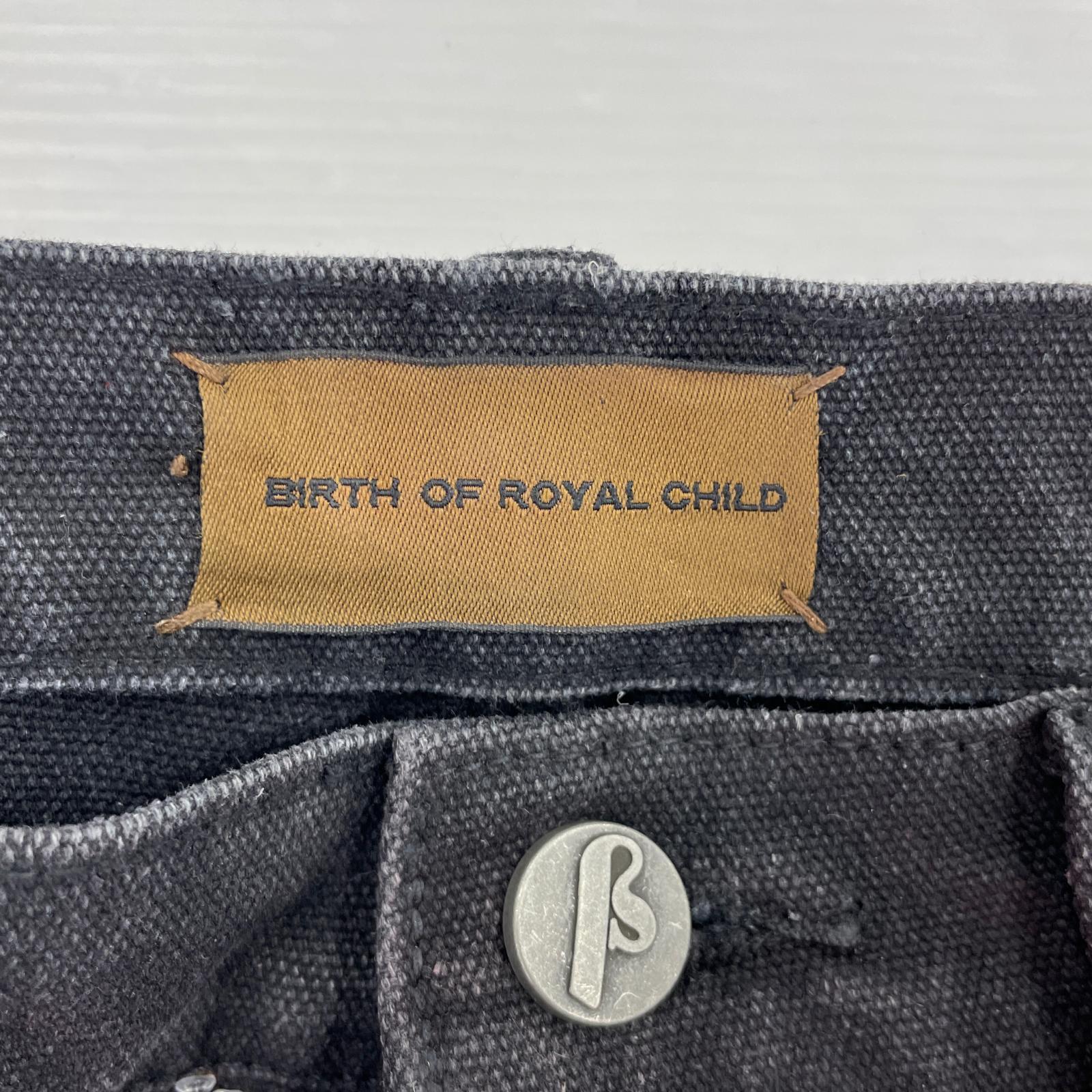 ショートパンツ BIRTH OF ROYAL CHILD rhinestone shorts ブラック