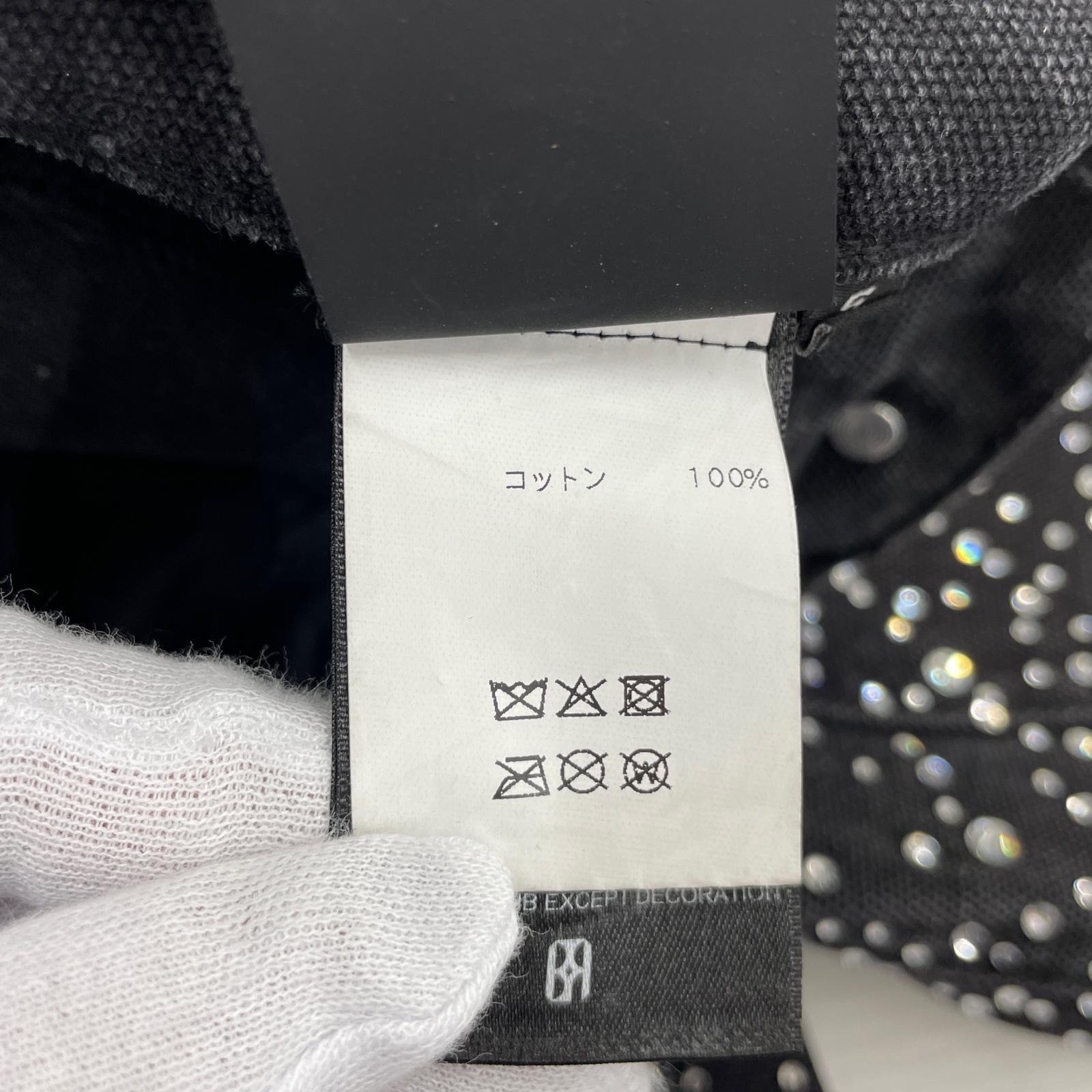 ショートパンツ BIRTH OF ROYAL CHILD rhinestone shorts ブラック