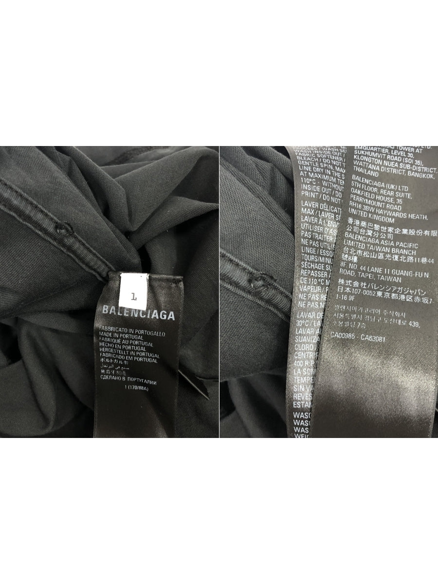 22AW 360 TUBULAR OVERSIZED TSHIRT