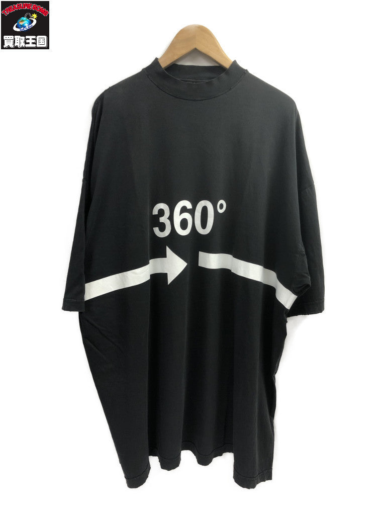 22AW 360 TUBULAR OVERSIZED TSHIRT