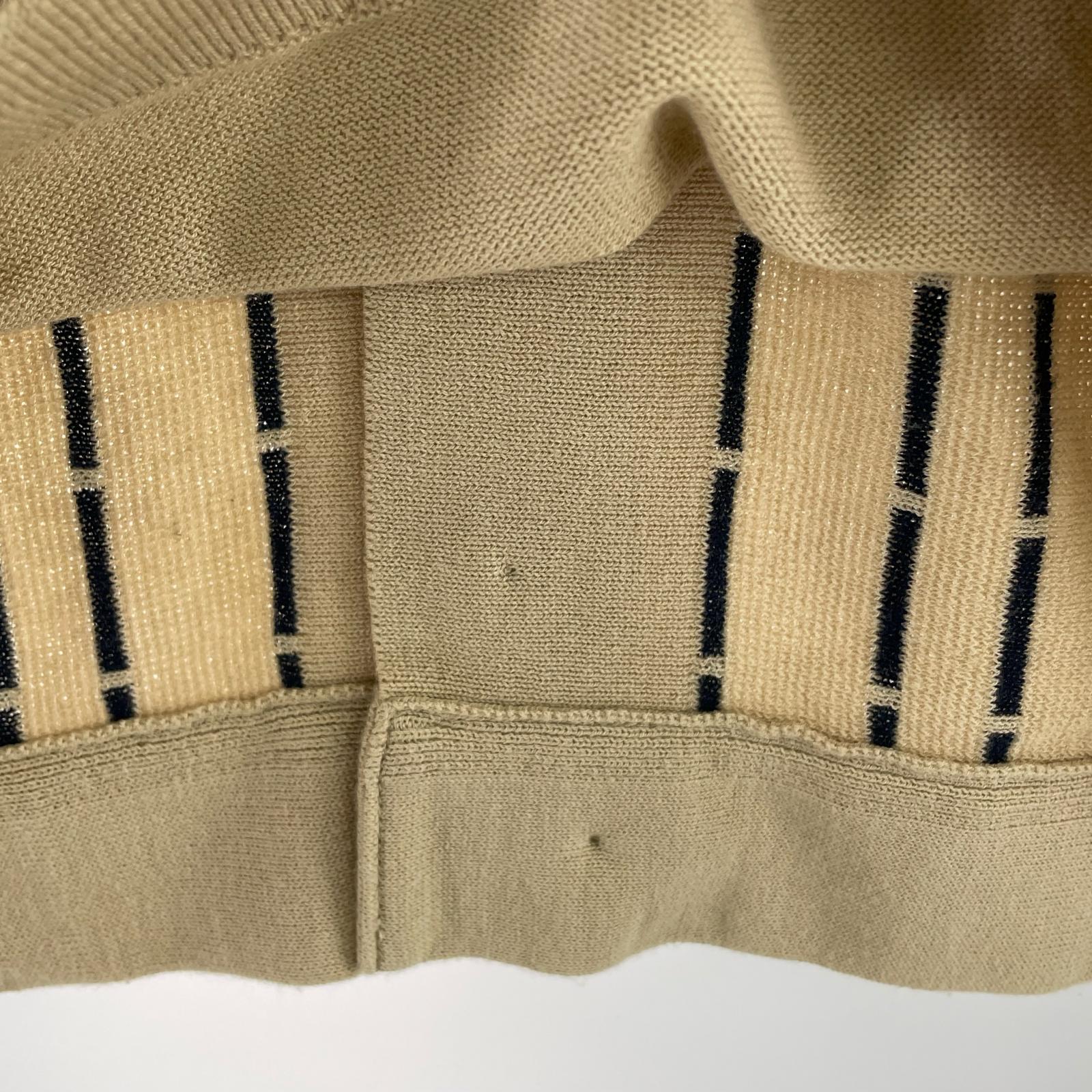 ポロシャツ Devil Work 刺繍ニットポロ ベージュ S ベージュ
