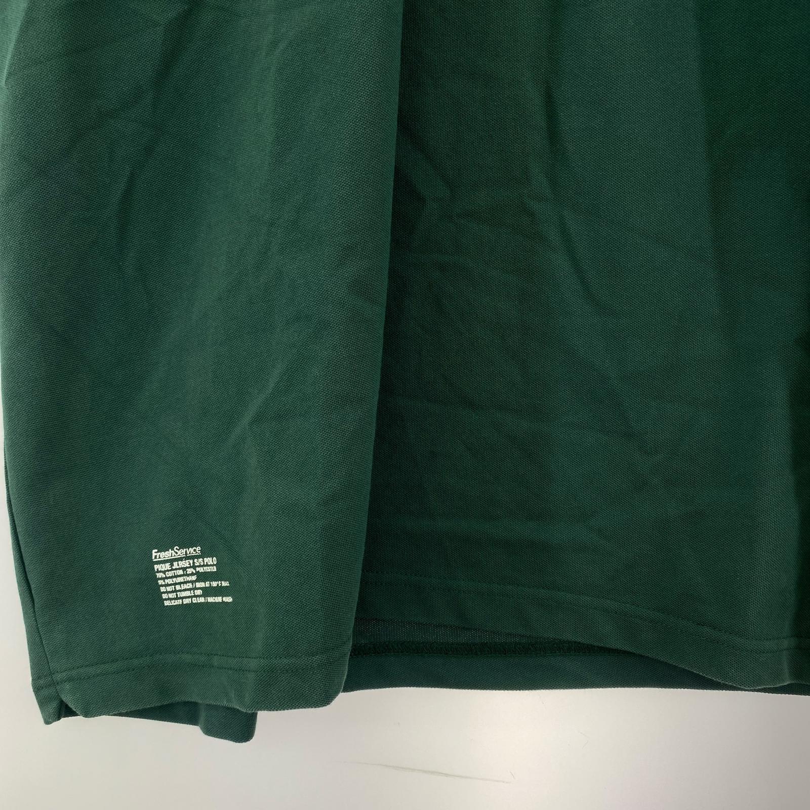 ポロシャツ PIQUE JERSEY S/S POLO グリーン L グリーン