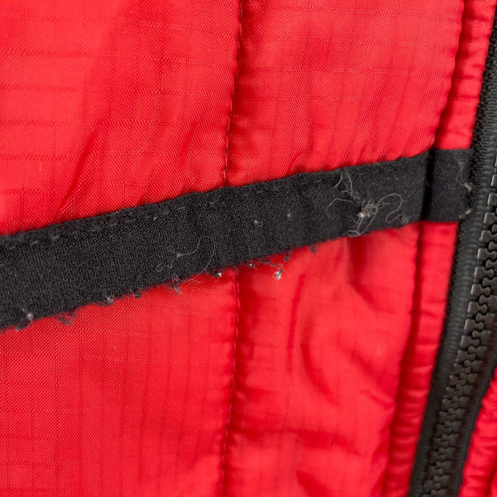 ダウンジャケット acg 90s primaloft ダウンジャケット 赤 M レッド