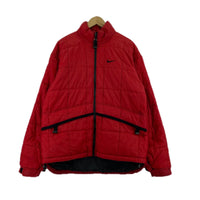 ダウンジャケット acg 90s primaloft ダウンジャケット 赤 M レッド