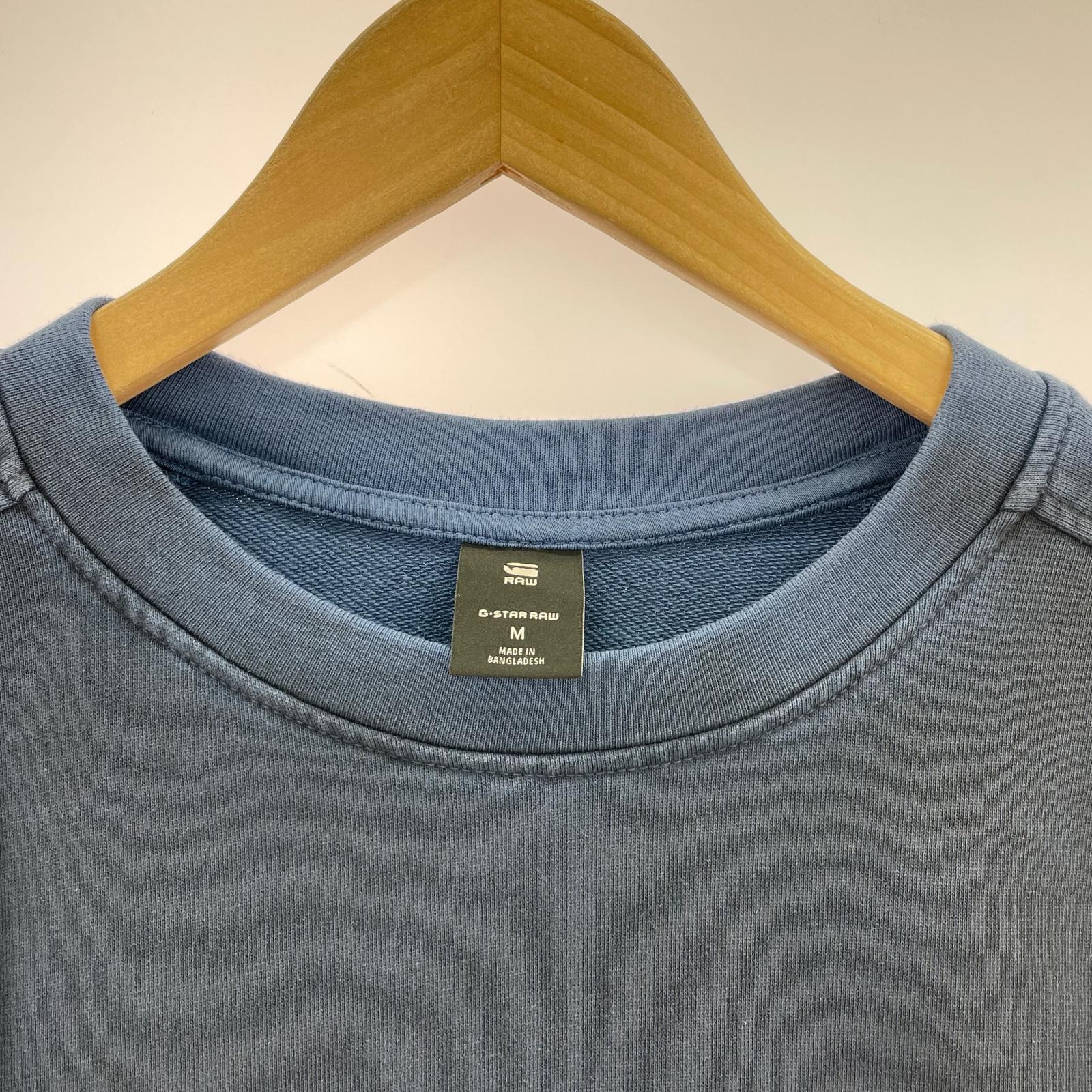 スウェット Hand Sprayed Lash Sweater 青(M) M