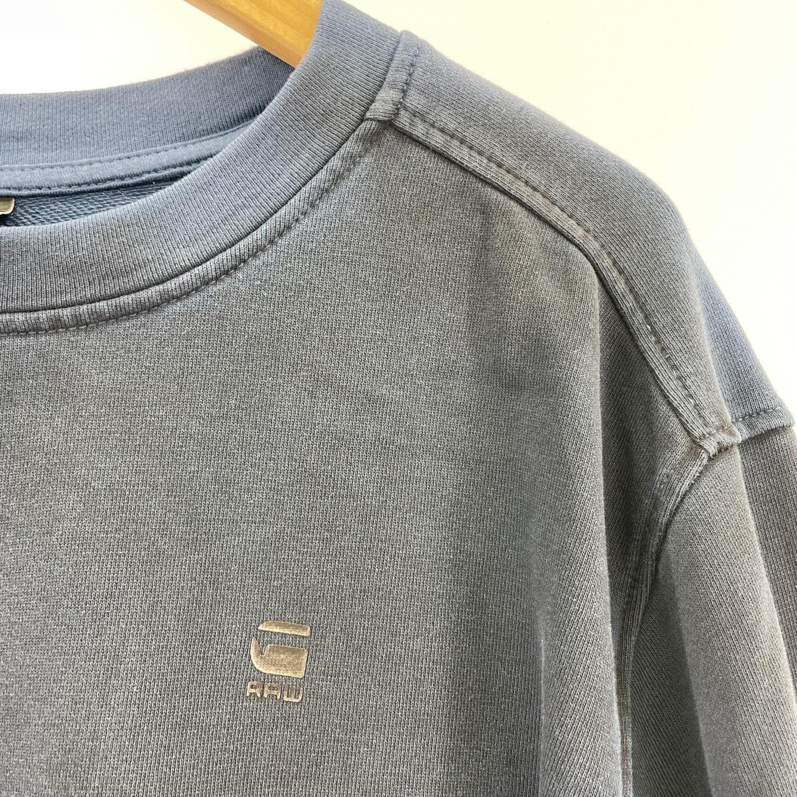 スウェット Hand Sprayed Lash Sweater 青(M) M