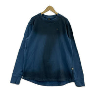 スウェット Hand Sprayed Lash Sweater 青(M) M