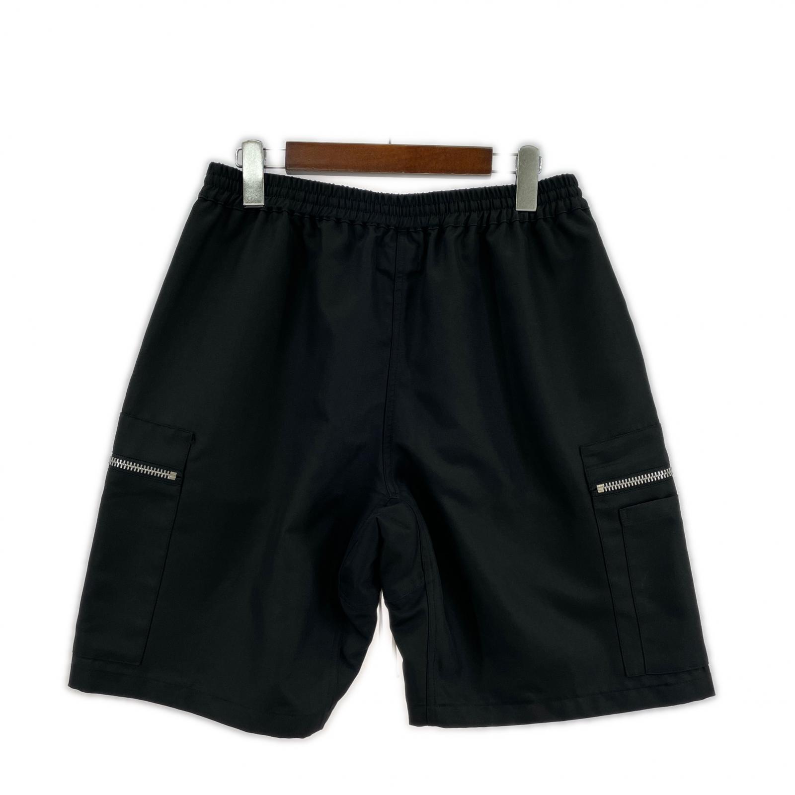 ショートパンツ ジップショーツ M ブラック