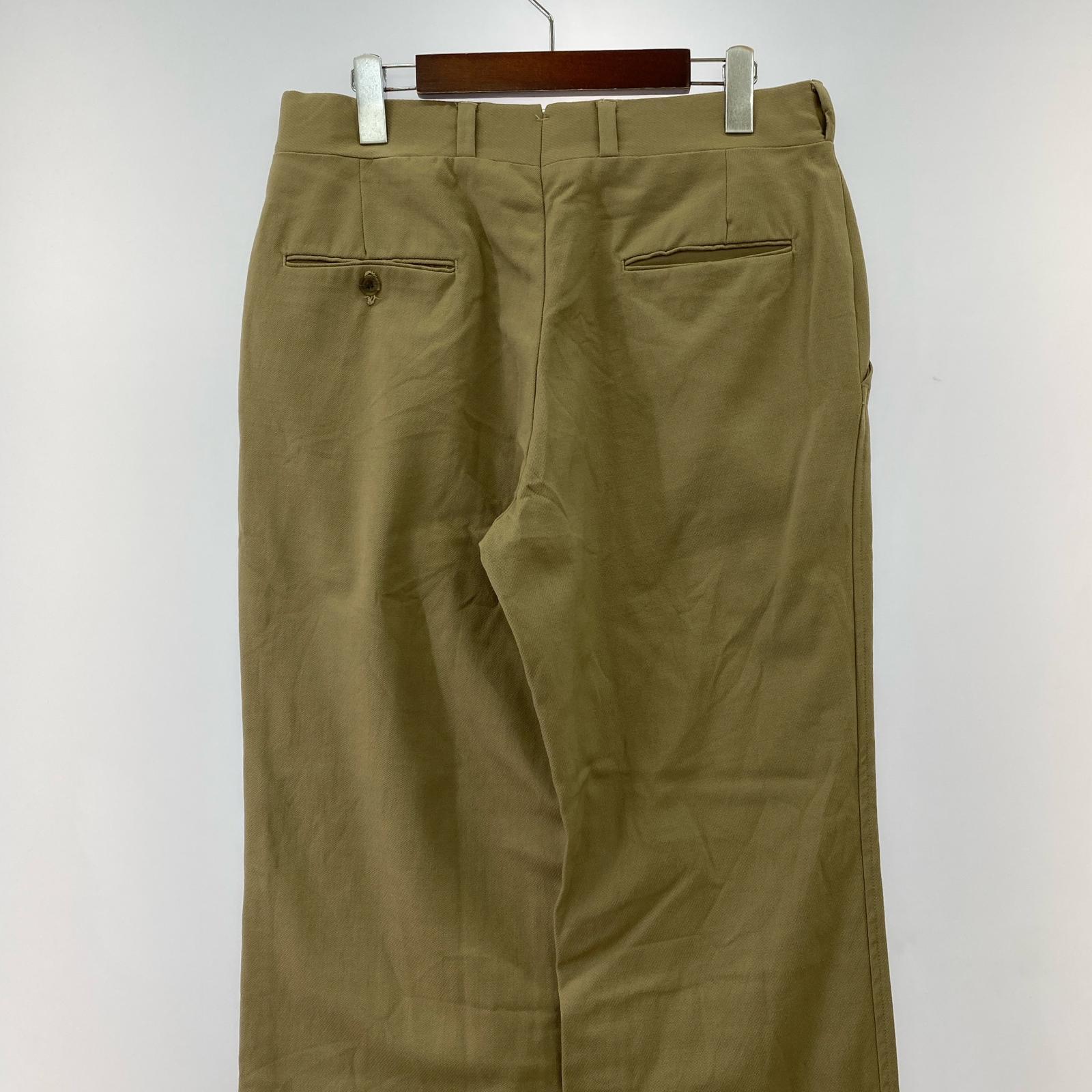 パンツ MAJER SLACCS スラックス ロケットTALON (32) ベージュ