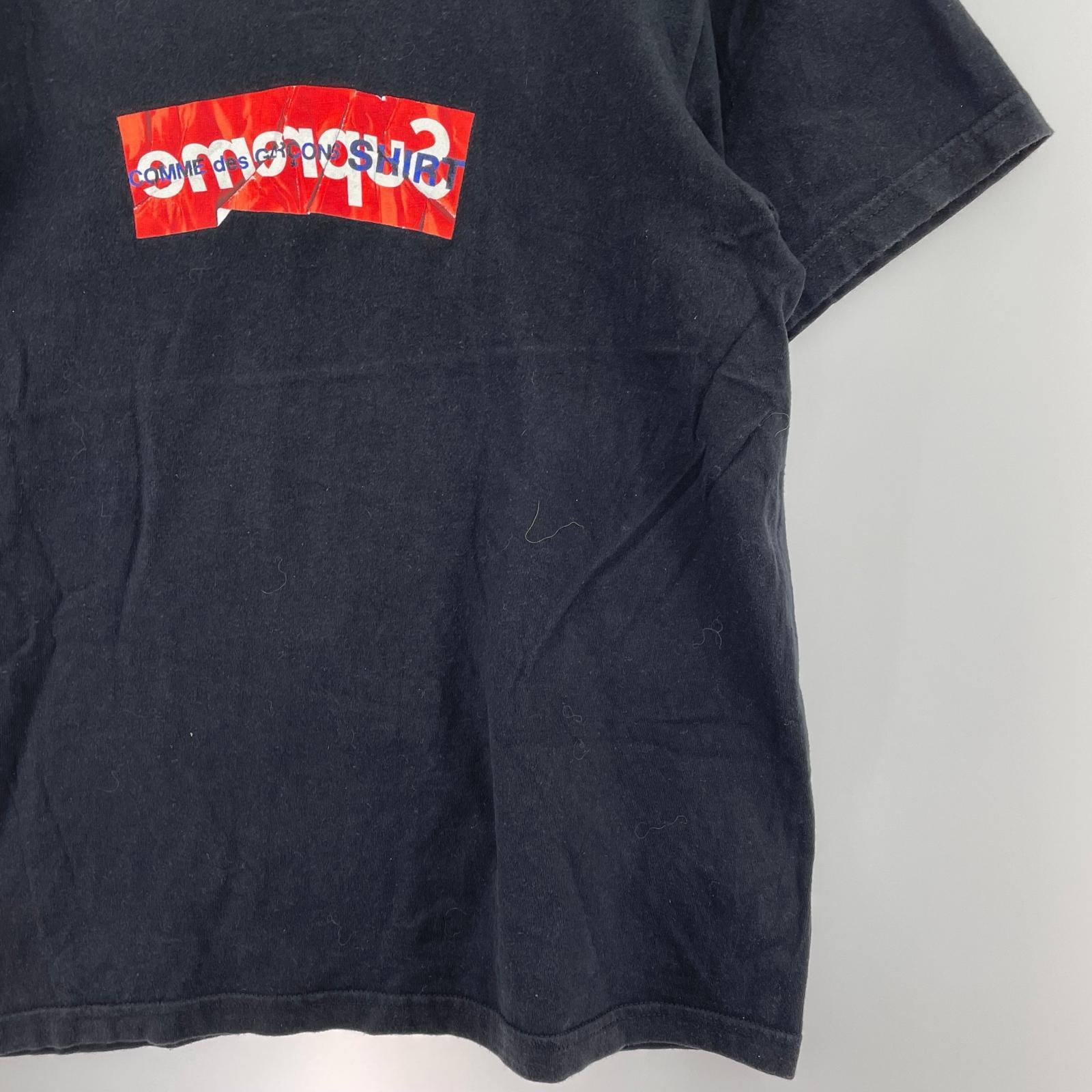 半袖Tシャツ COMME des GARCONS SHIRT Box Logo Tee S ブラック