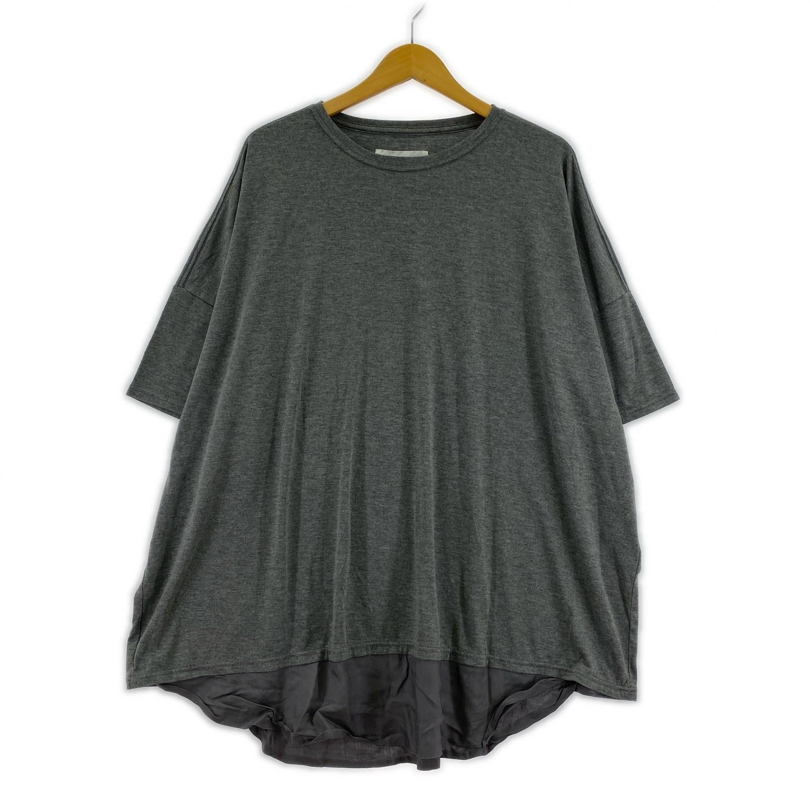 半袖Tシャツ prasthana massive tee crescent T グレー