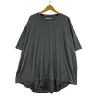 半袖Tシャツ prasthana massive tee crescent T グレー