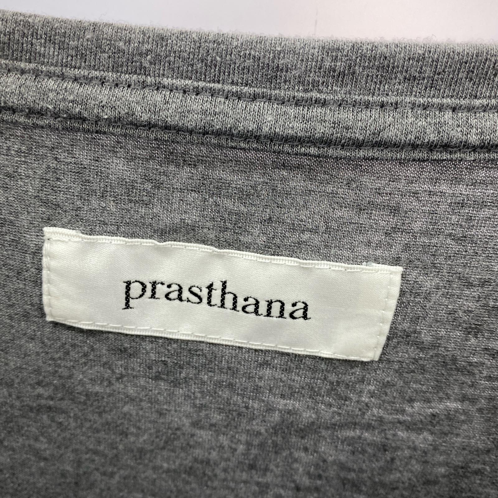 半袖Tシャツ prasthana massive tee crescent T グレー