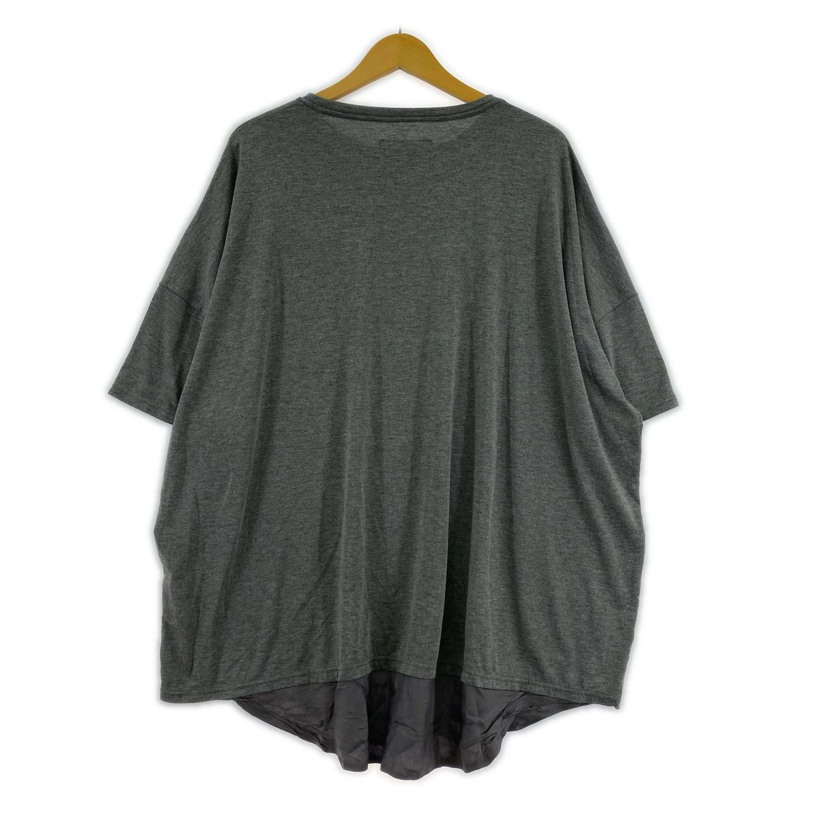 半袖Tシャツ prasthana massive tee crescent T グレー