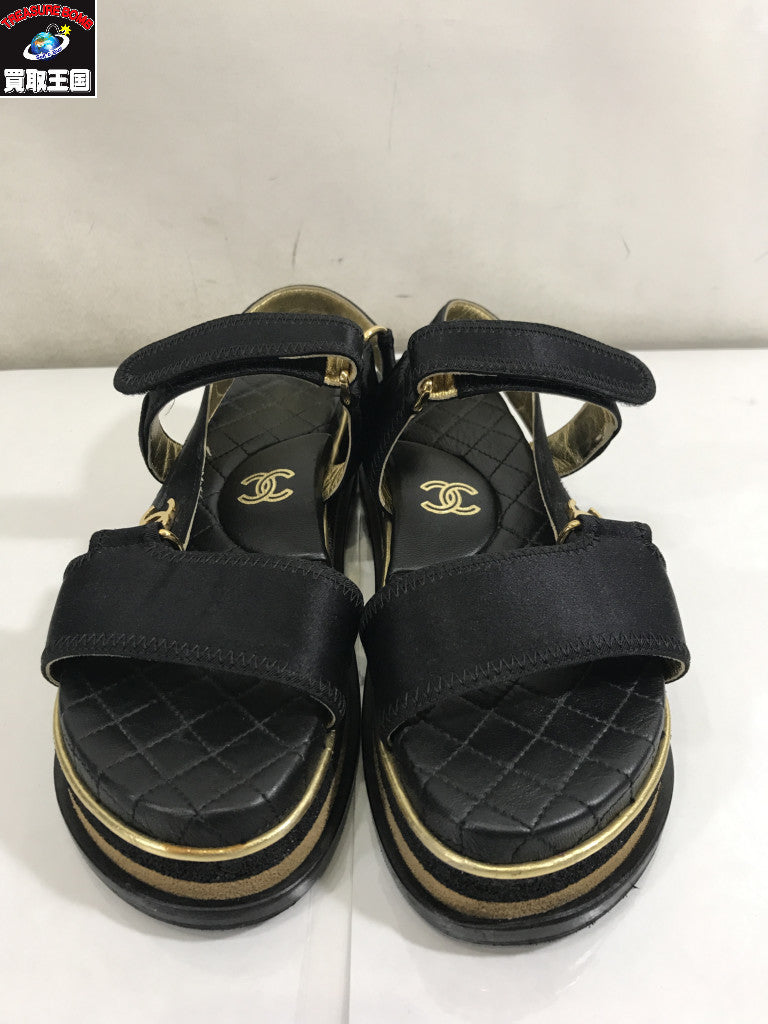 CHANEL G32676 ココマーク レザーサンダル G32676