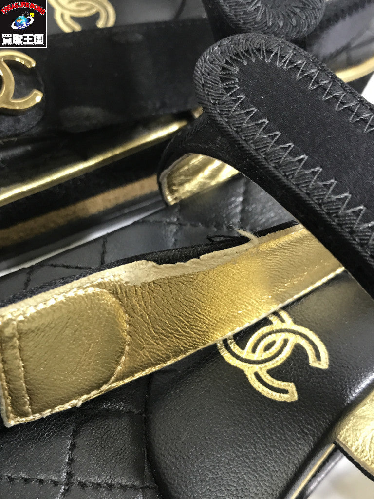 CHANEL G32676 ココマーク レザーサンダル G32676
