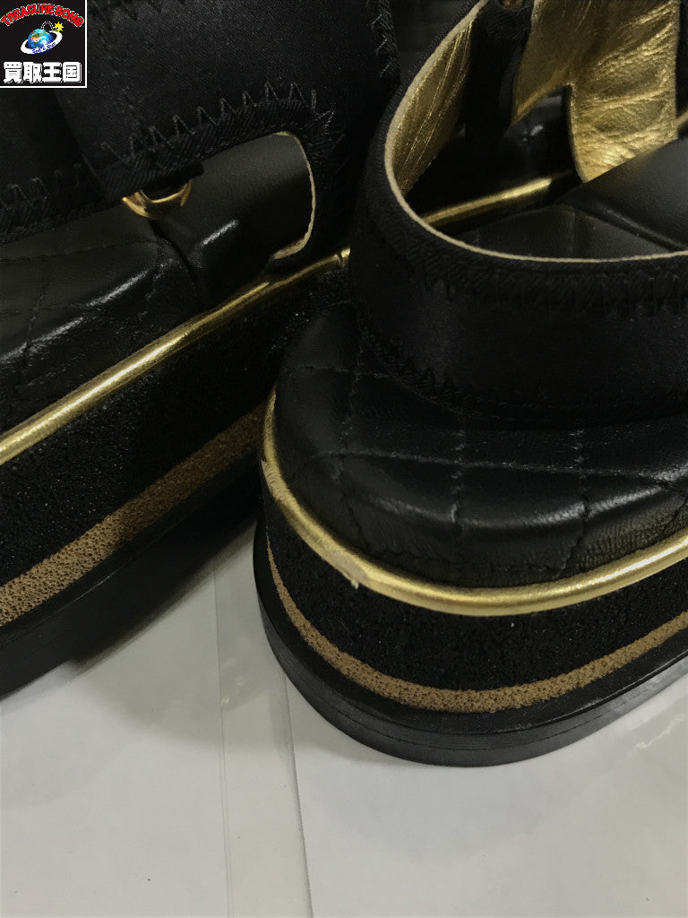 CHANEL G32676 ココマーク レザーサンダル G32676