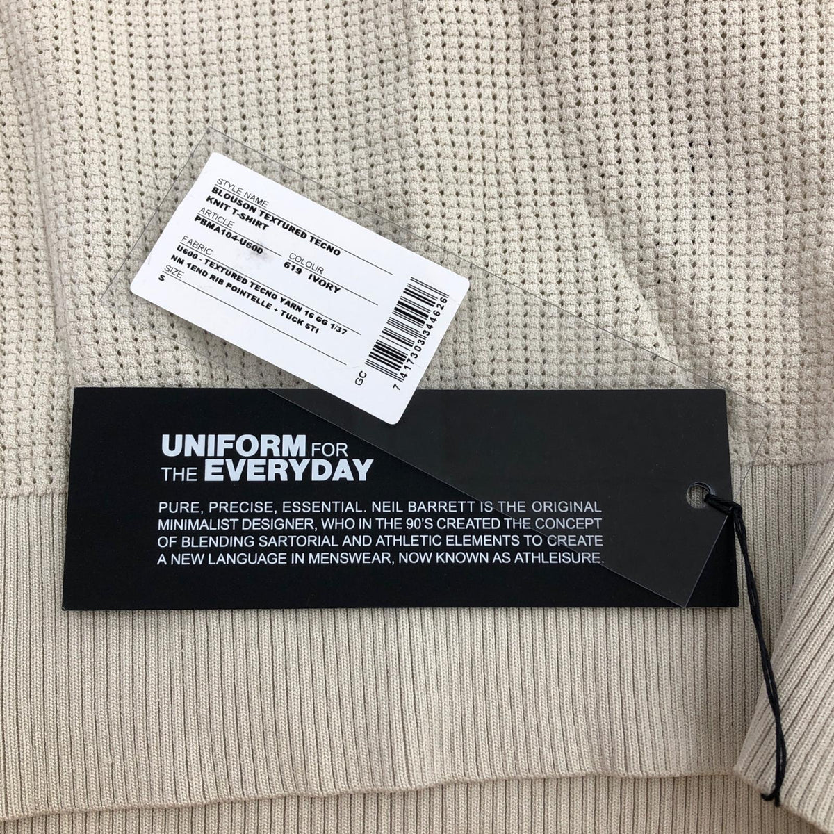 半袖Tシャツ BLOUSON TEXTURED TECNO KNIT T-SHIRT S S