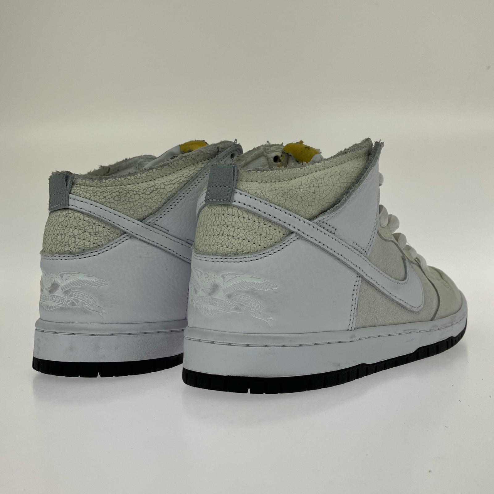 スニーカー ANTIHERO×SB Dunk High QS White 27.0cm 27cm (US9 UK8 1/2 EU44) ホワイト