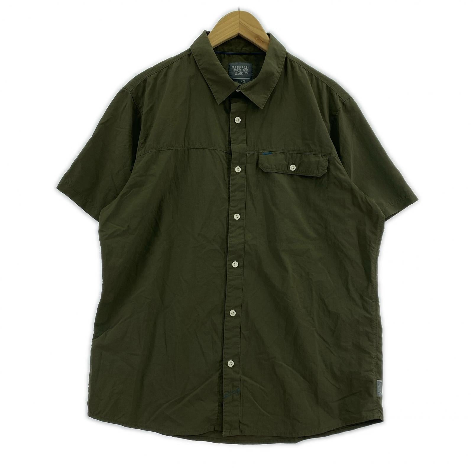 半袖シャツ MOUNTAIN HARD WEAR カーキ (L) L